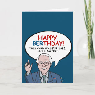 Carte Happy Berthday - Je ne suis pas à vendre