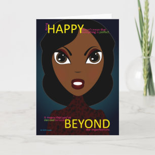 Carte Happy Beyond Greeting Card