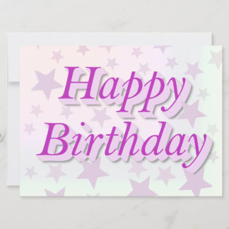 Carte Happy birthday