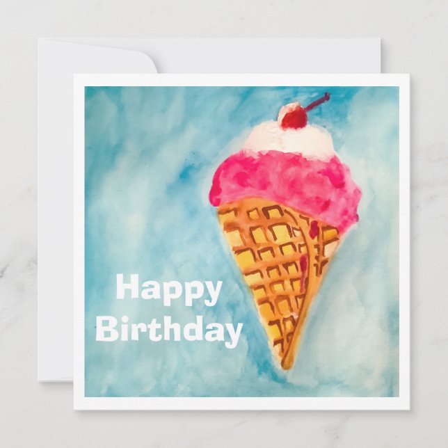 Carte Happy Birthday (Devant)