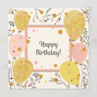 Carte Happy Birthday