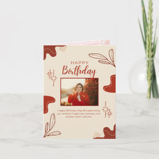 Carte happy birthday card