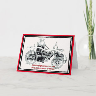 Carte Happy Birthday, Firefighter