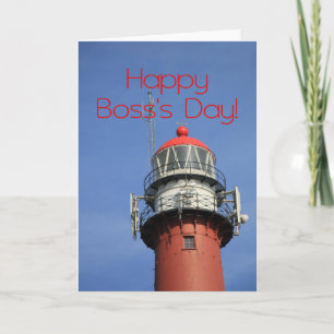 Carte Happy Boss's Day Lighthouse