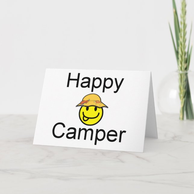 Carte Happy Camper (Devant)