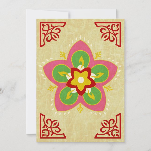 Carte happy diwali : hi-fi rangoli (Devant)