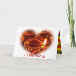 Carte HAPPY DIWALI lamp