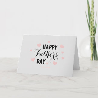 Carte Happy Father's Day Greeting Card