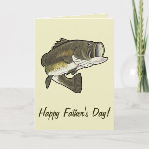 Carte Happy Fête des pères! : Big Mouth Bass