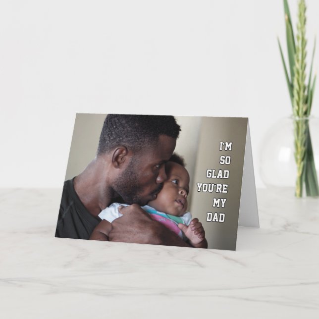 Carte Happy Fête des pères TELLEMENT HEUREUX QUE VOUS SO (Devant)