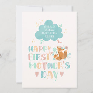Carte Happy First Mothers Day For Daughter-in-Law Boho