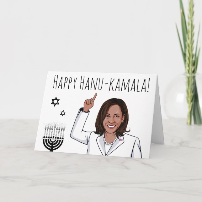 Carte Happy HanuKamala (Devant)