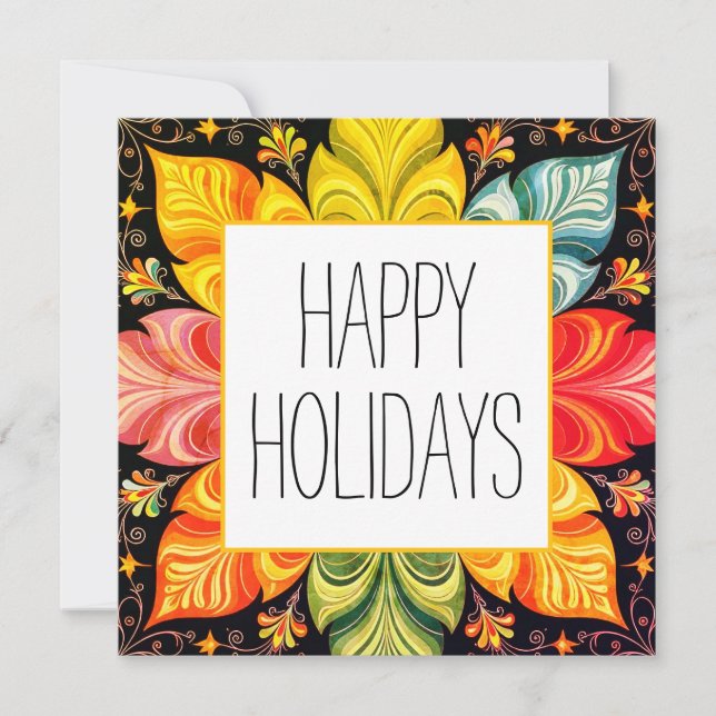 Carte Happy holiday cards blue (Devant)