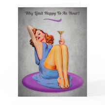 Happy Hour Funny? Salutation rétro