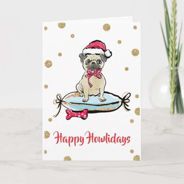 Carte Happy Howlidays (Devant)