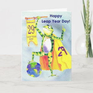 Carte Happy Leap Year Day