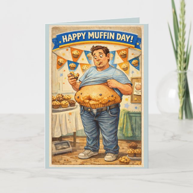 Carte Happy Muffin Day Greeting Card (Devant)