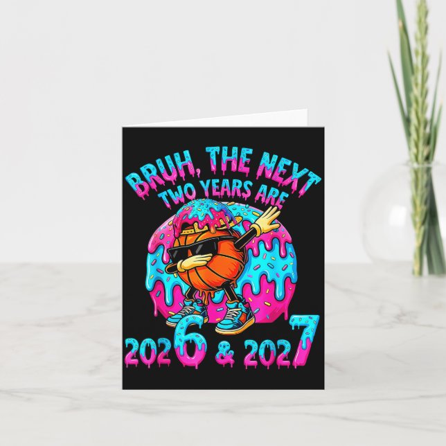 Carte Happy New Year 67 Bruh The Next Two Years Are 2026 (Devant)