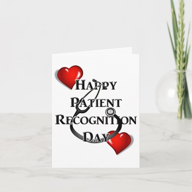 Carte Happy Patient Recognition Day (Devant)