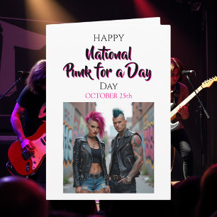 Carte Happy Punk pour une journée 25 octobre
