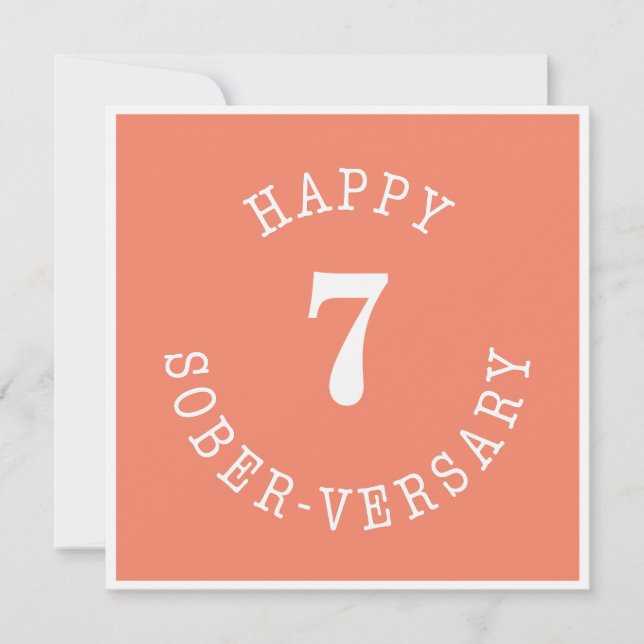 Carte Happy Sober-versary (Devant)