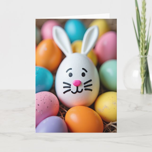 Carte Happy Spring Egg Friend Card (Devant)