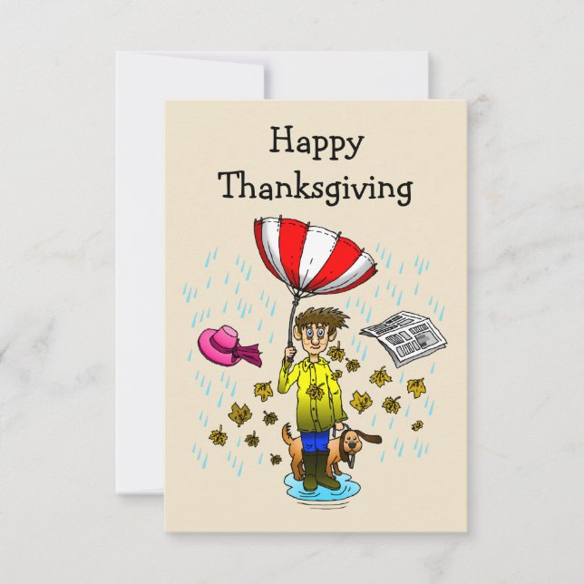 Carte Happy Thanksgiving (Devant)
