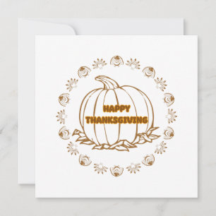 Carte happy thanksgiving