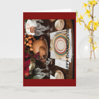 Carte Happy Thanksgiving Greeting Card