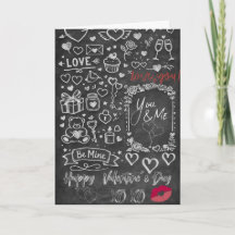 Happy Valentine´s Day - Love chalkboard