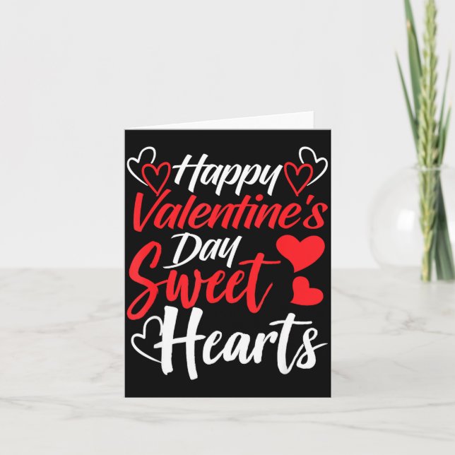 Carte Happy Valentine's Day Sweet Hearts Couples Valenti (Devant)