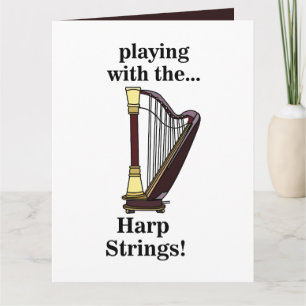 Carte Harpe Instrument de Musique Harpe