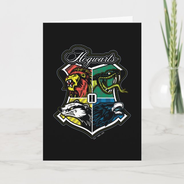 Carte HARRY POTTER™ | Badge sportif HOGWARTS™ (Devant)