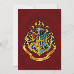 Carte Harry Potter Blason de Poudlard - Complet
