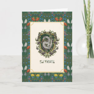 Carte HARRY POTTER™   Blason SLYTHERIN™