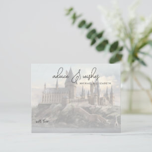 Carte Harry Potter   Castle Mariage Conseils et souhaits