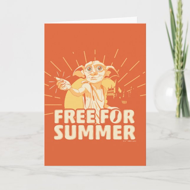 Carte HARRY POTTER™ | Dobby Gratuit En Été (Devant)