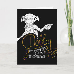 Carte Harry Potter   Dobby N'A Pas De Maître