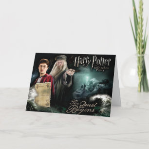 Carte Harry Potter et Dumbledore