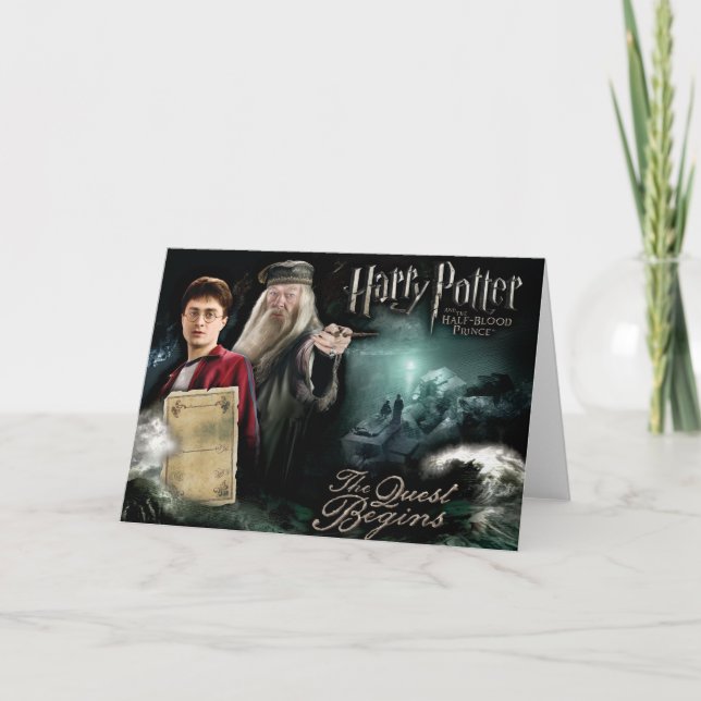 Carte Harry Potter et Dumbledore (Devant)