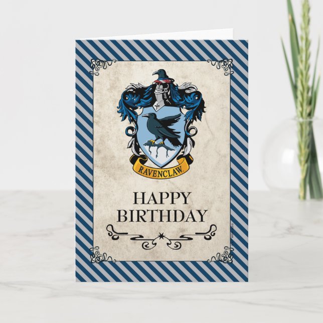 Carte Harry Potter | Ravenclaw Joyeux anniversaire (Devant)