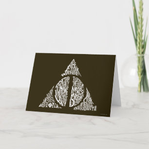 Carte Harry Potter Spell   HAUTEUR DE MORT Typographie G