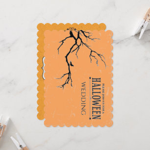 Carte Haunted Halloween Mariage