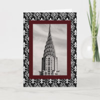 Haut du Chrysler Building NYC - B&W