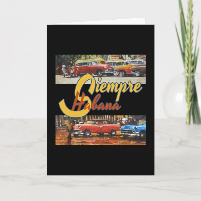 Carte Havana Cuba - Siempre Habana (Devant)