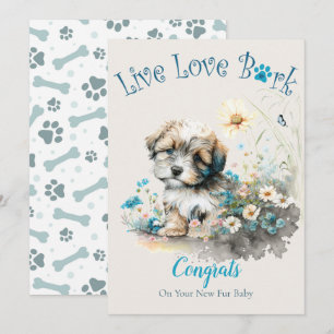 Carte Havanais Chien Maman Adoption Florale