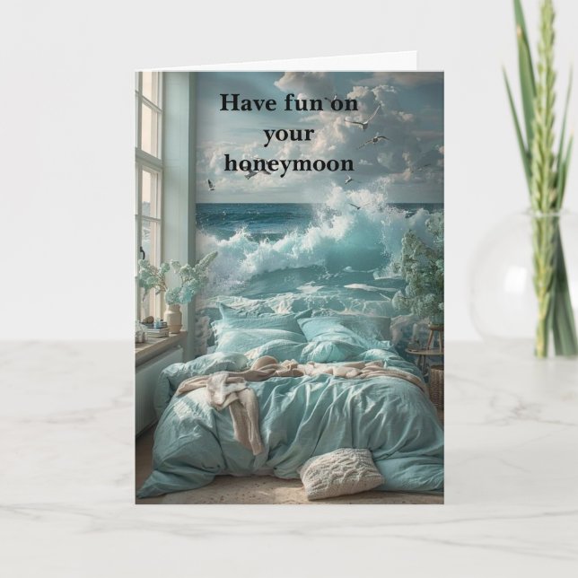 Carte Have fun on your honeymoon. (Devant)