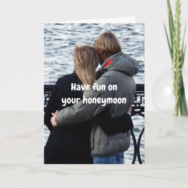 Carte Have fun on your honeymoon. (Devant)