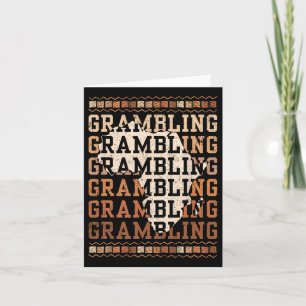 Carte Hbcu Grambling Avec Les Anciens Africains Historiq