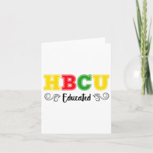 Carte Hbcu Pride Éducée Histoire Collèges Noirs Univ